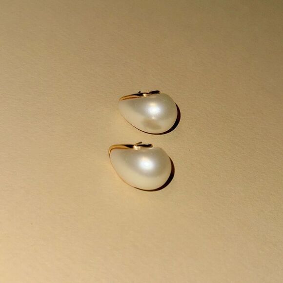 Pearl earrings N917 - Picture 3 of 5